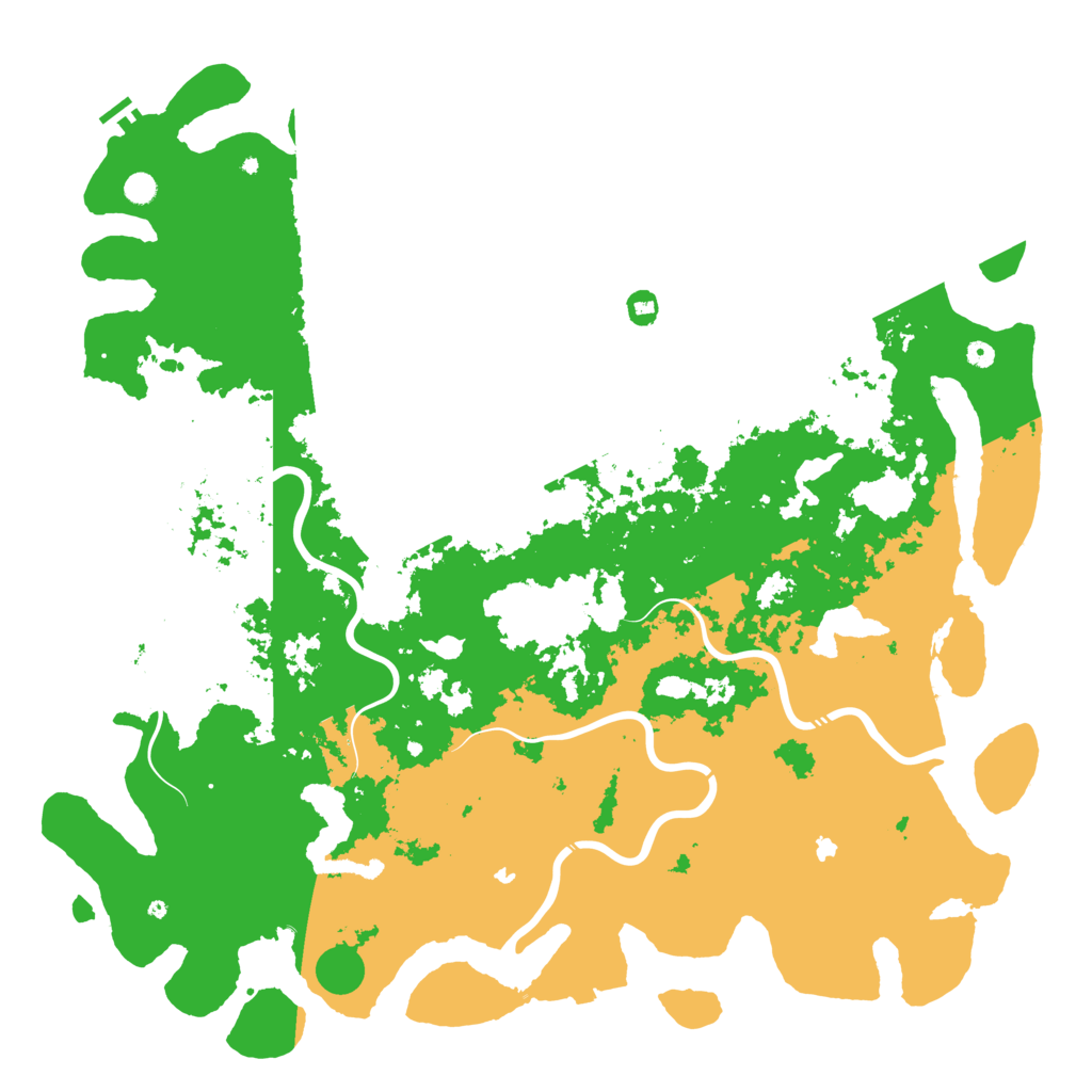 Biome Rust Map: Procedural Map, Size: 6000, Seed: 32028