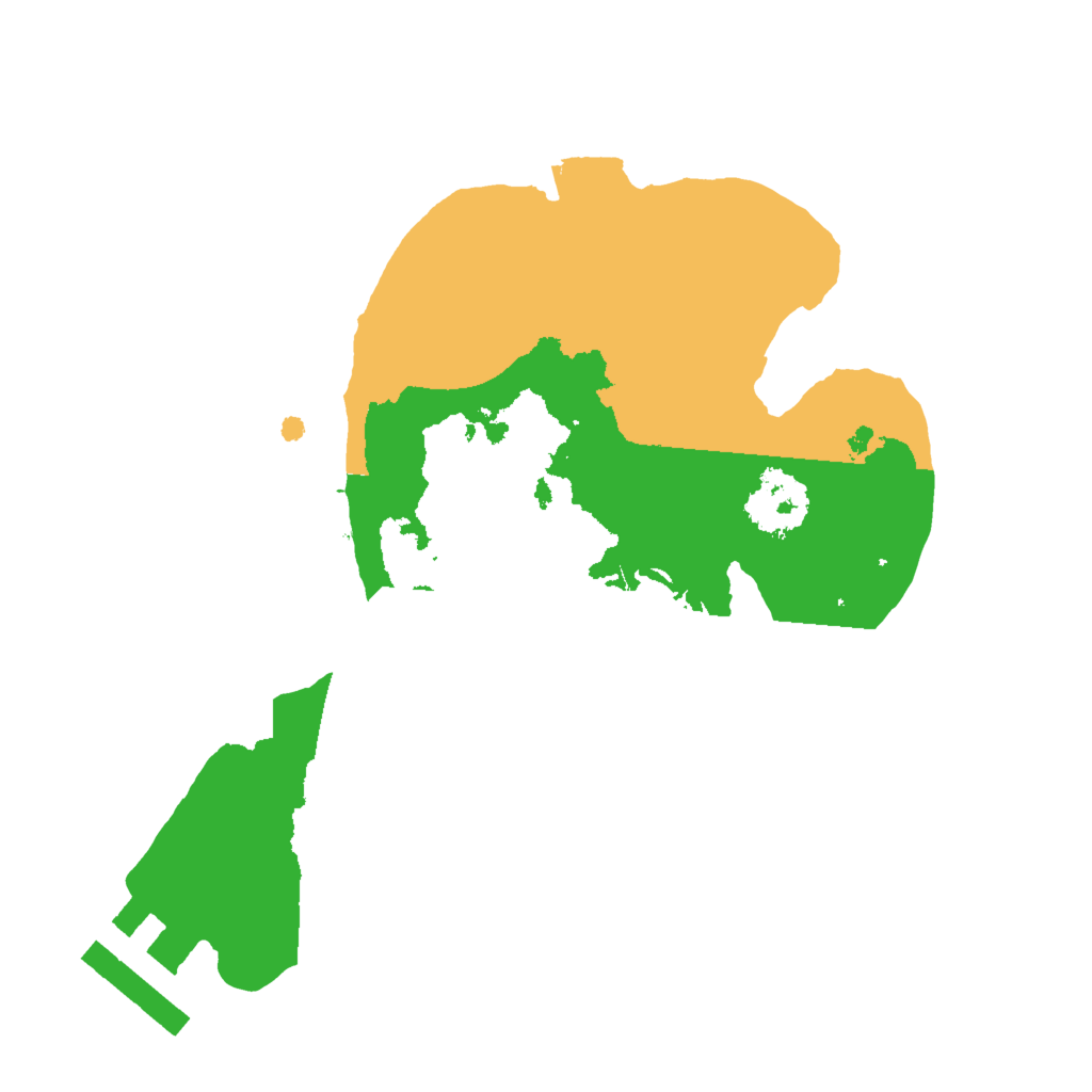 Biome Rust Map: Procedural Map, Size: 1800, Seed: 22277