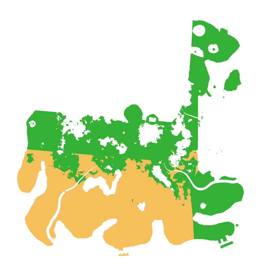 Biome Rust Map: Procedural Map, Size: 4000, Seed: 42753402