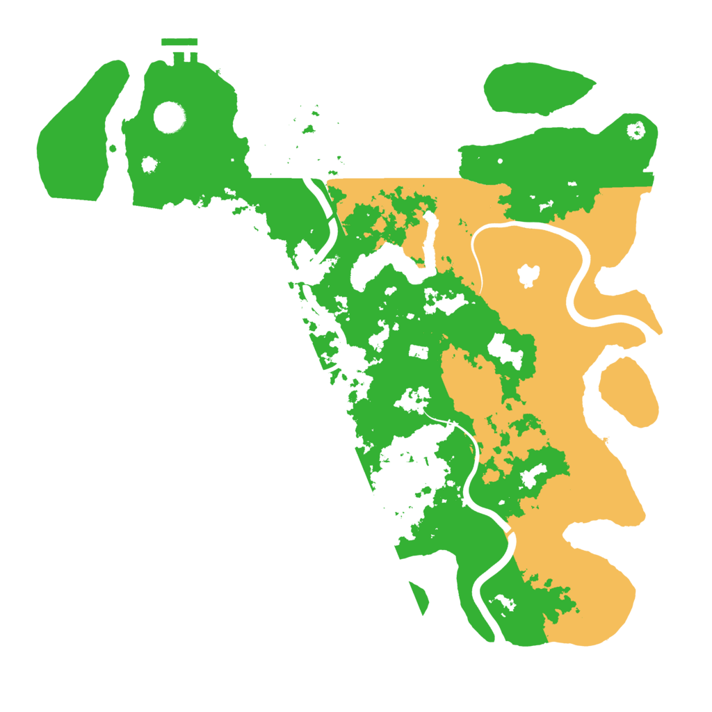 Biome Rust Map: Procedural Map, Size: 4000, Seed: 4685125