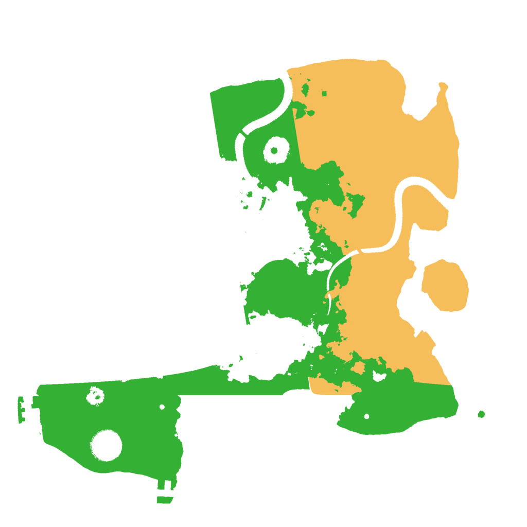 Biome Rust Map: Procedural Map, Size: 3000, Seed: 352168