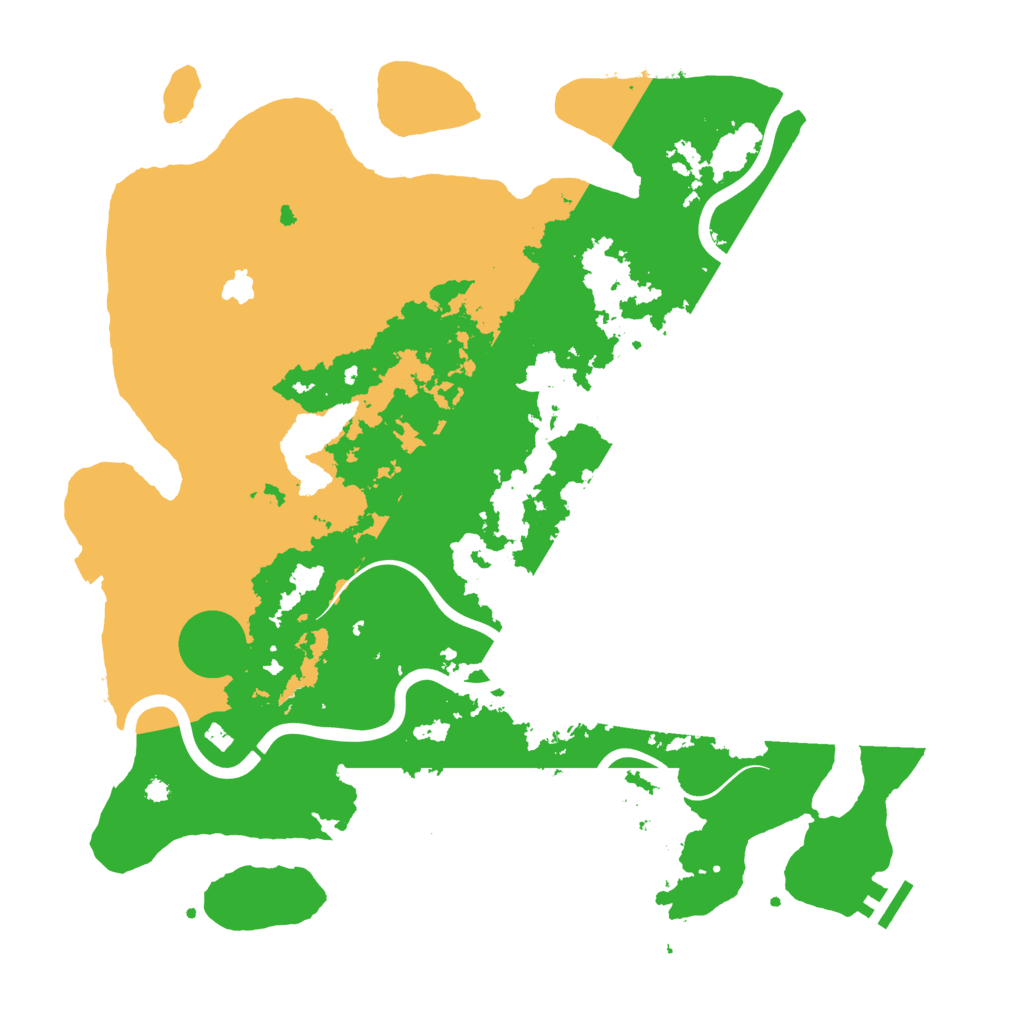 Biome Rust Map: Procedural Map, Size: 4000, Seed: 19042565