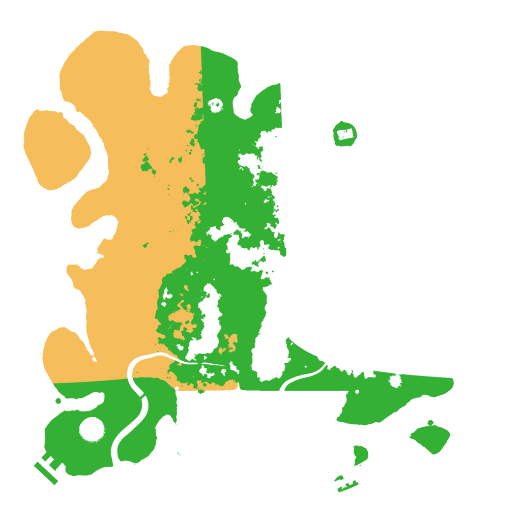 Biome Rust Map: Procedural Map, Size: 3700, Seed: 1954406444