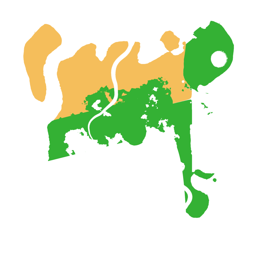 Biome Rust Map: Procedural Map, Size: 2800, Seed: 423412301