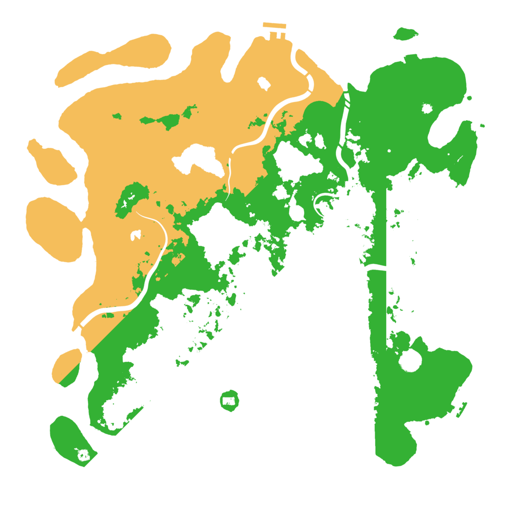 Biome Rust Map: Procedural Map, Size: 4500, Seed: 939468927