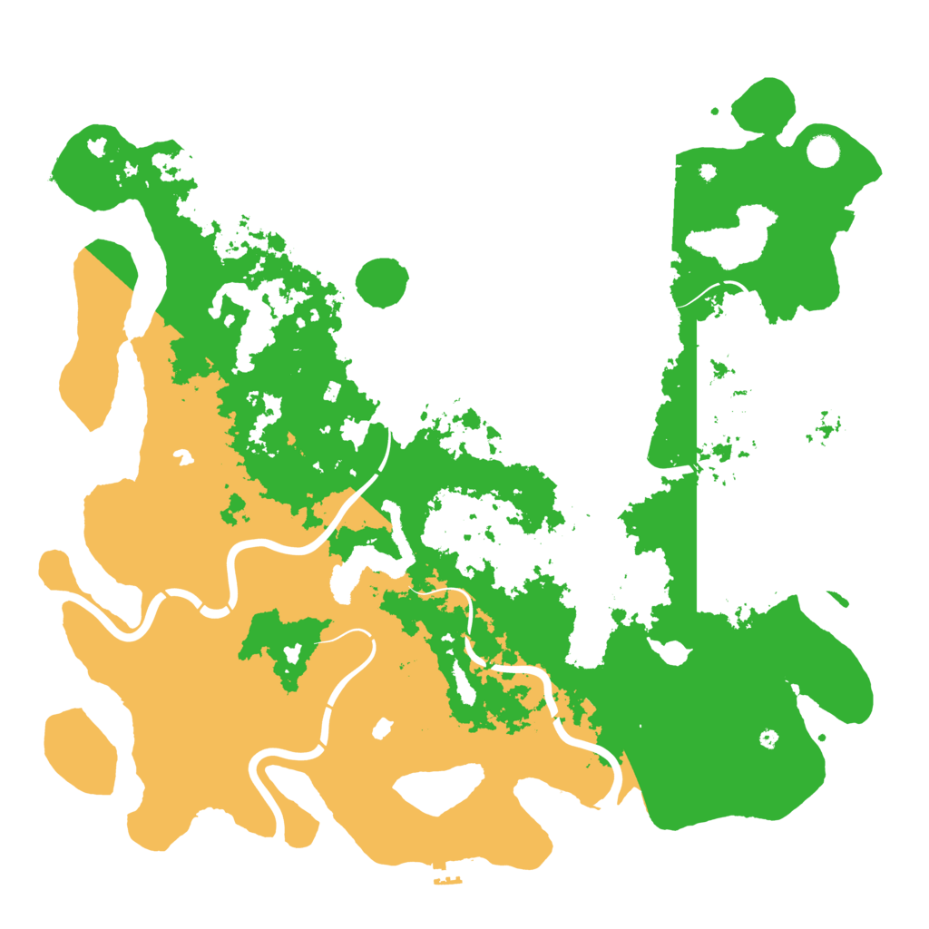 Biome Rust Map: Procedural Map, Size: 5000, Seed: 2345789