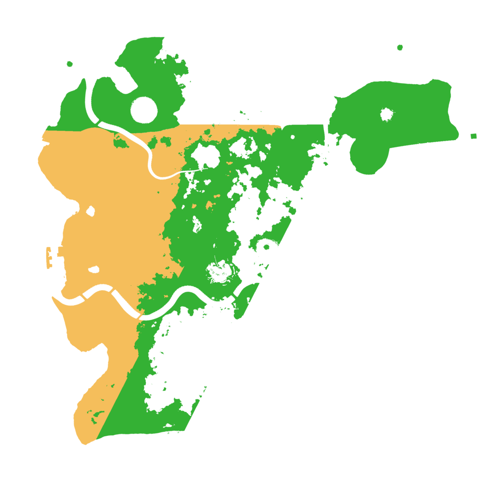 Biome Rust Map: Procedural Map, Size: 3500, Seed: 1195951391