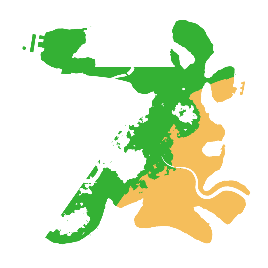 Biome Rust Map: Procedural Map, Size: 3000, Seed: 74846902