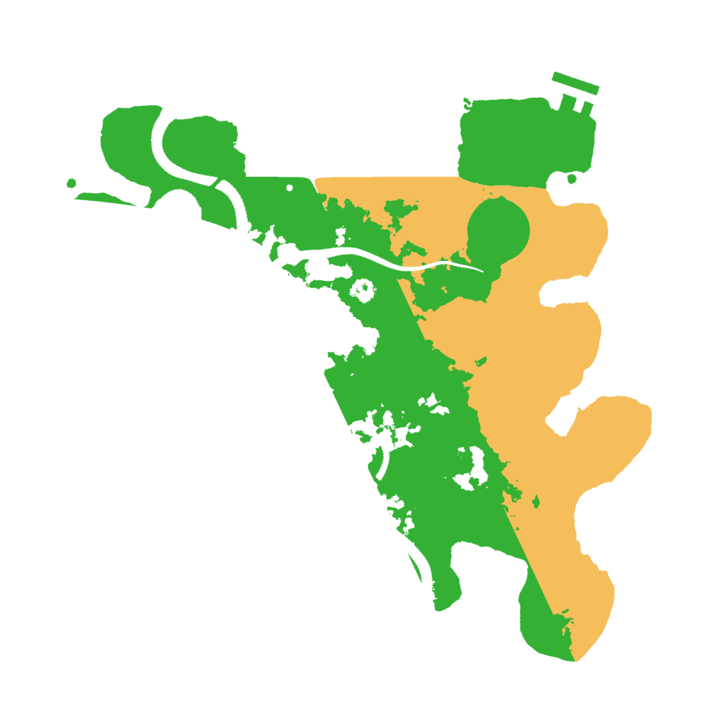 Biome Rust Map: Procedural Map, Size: 3000, Seed: 988277584