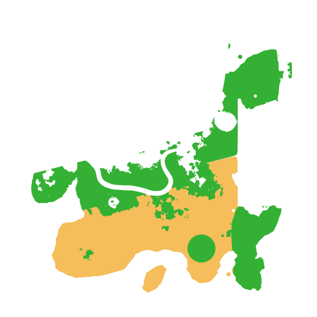 Biome Rust Map: Procedural Map, Size: 3000, Seed: 1872321