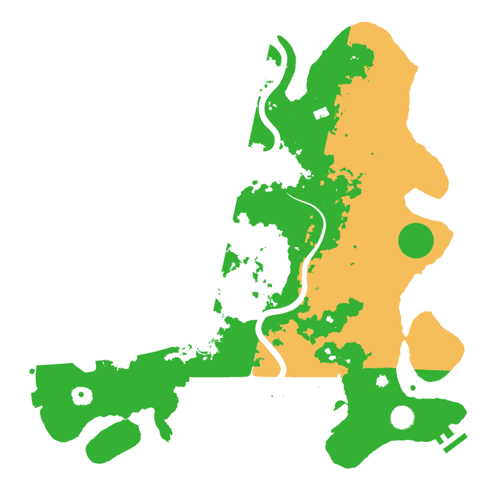 Biome Rust Map: Procedural Map, Size: 3750, Seed: 196816065