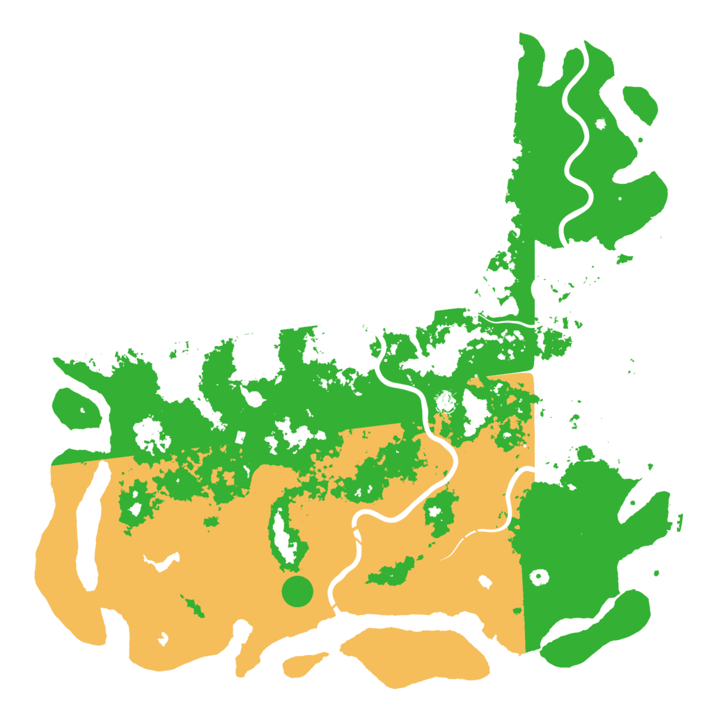 Biome Rust Map: Procedural Map, Size: 6000, Seed: 890893