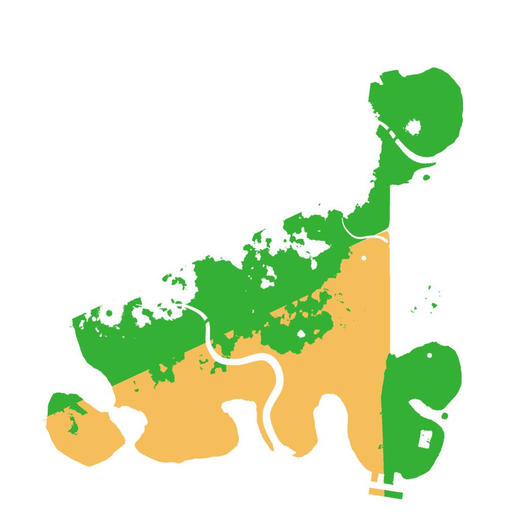 Biome Rust Map: Procedural Map, Size: 3100, Seed: 78000