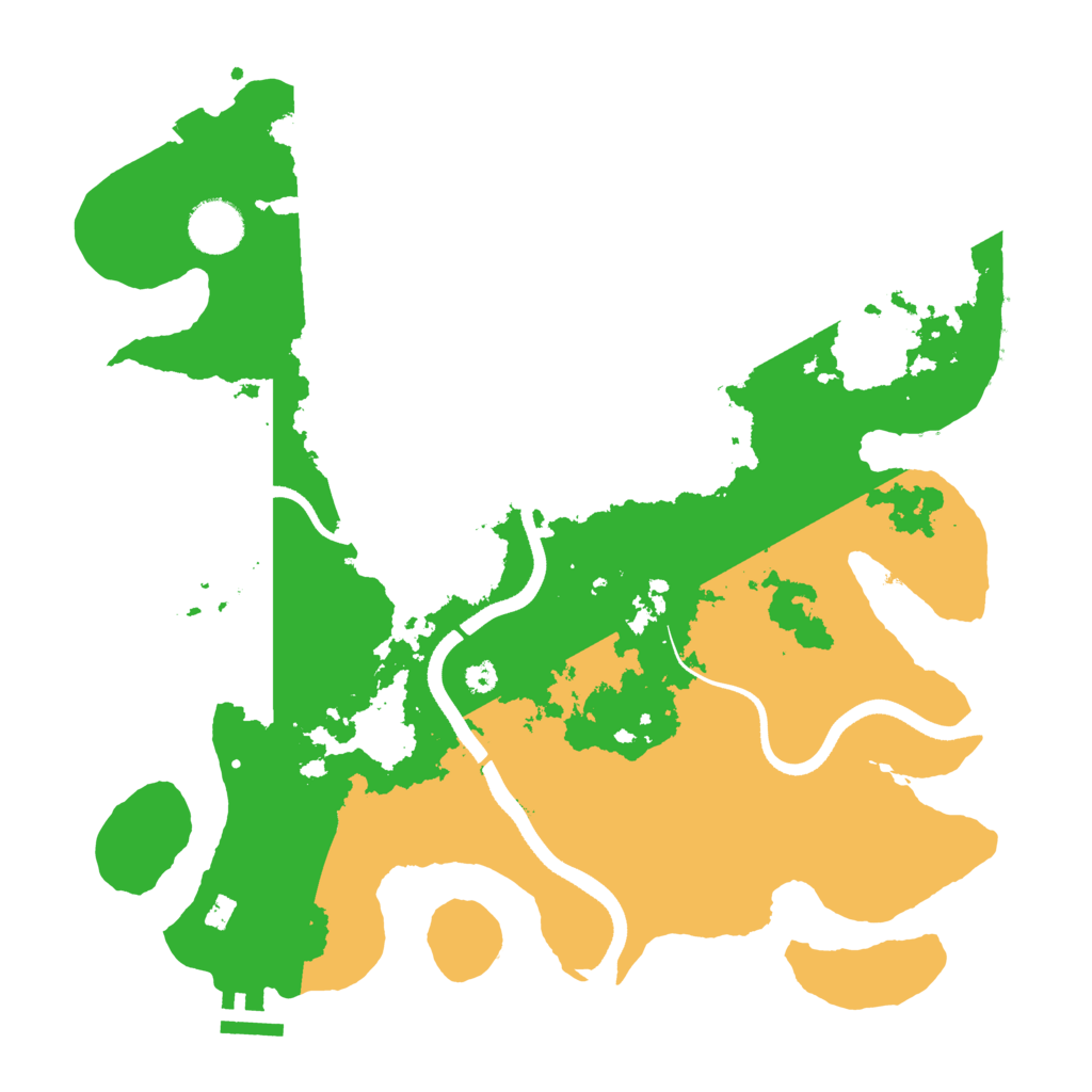 Biome Rust Map: Procedural Map, Size: 3500, Seed: 1438896699