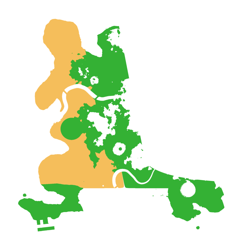 Biome Rust Map: Procedural Map, Size: 3000, Seed: 432622920