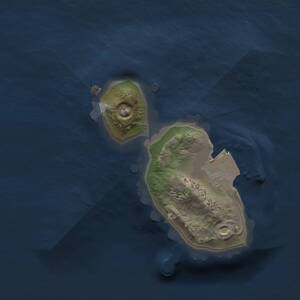 Thumbnail Rust Map: Procedural Map, Size: 1200, Seed: 618981875, 1 Monuments