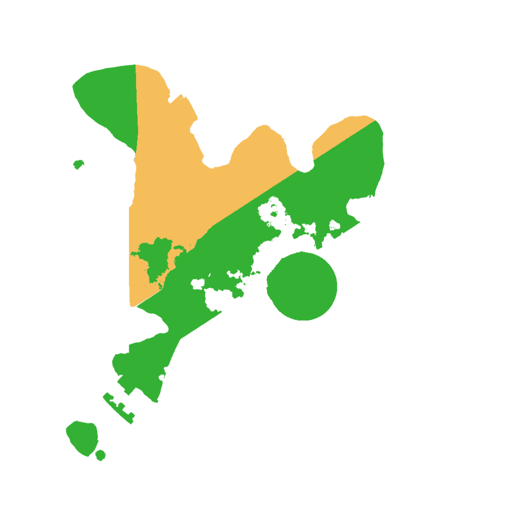 Biome Rust Map: Procedural Map, Size: 2000, Seed: 287465