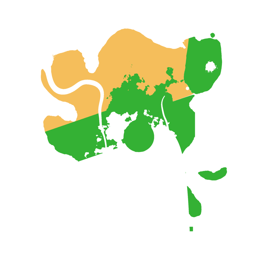 Biome Rust Map: Procedural Map, Size: 2250, Seed: 210201745