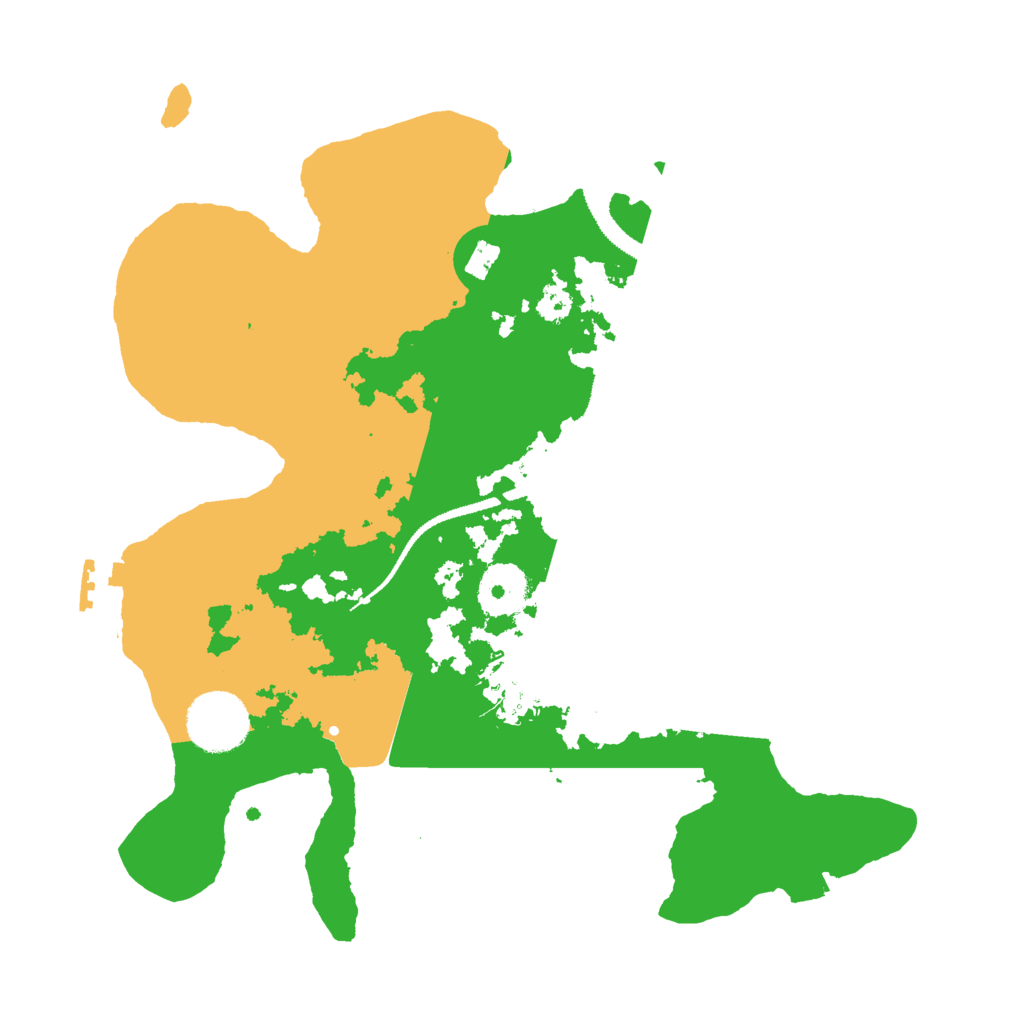 Biome Rust Map: Procedural Map, Size: 3000, Seed: 762229153