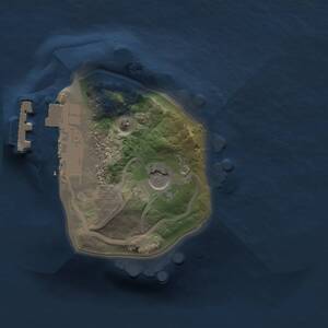 Thumbnail Rust Map: Procedural Map, Size: 1000, Seed: 1026445505, 3 Monuments