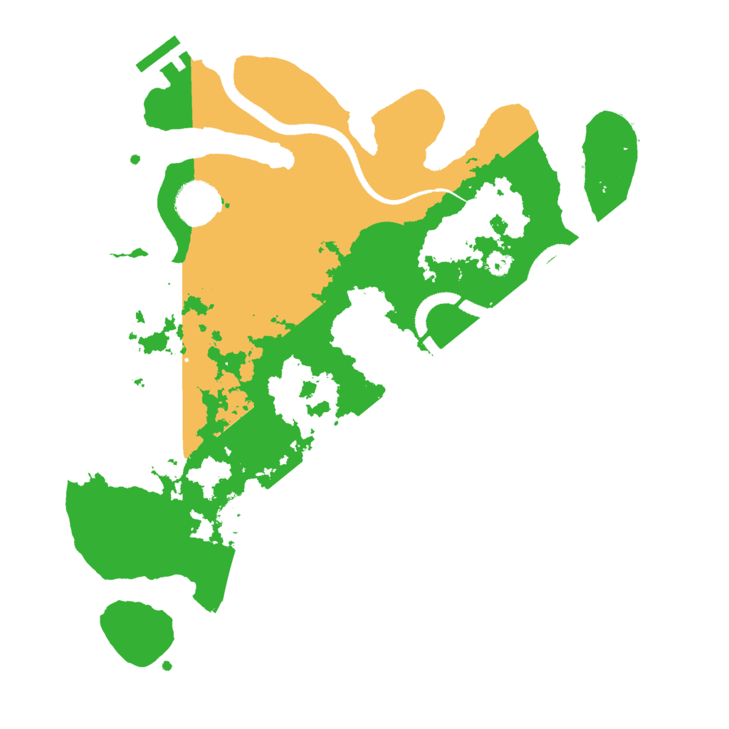 Biome Rust Map: Procedural Map, Size: 3000, Seed: 457369122