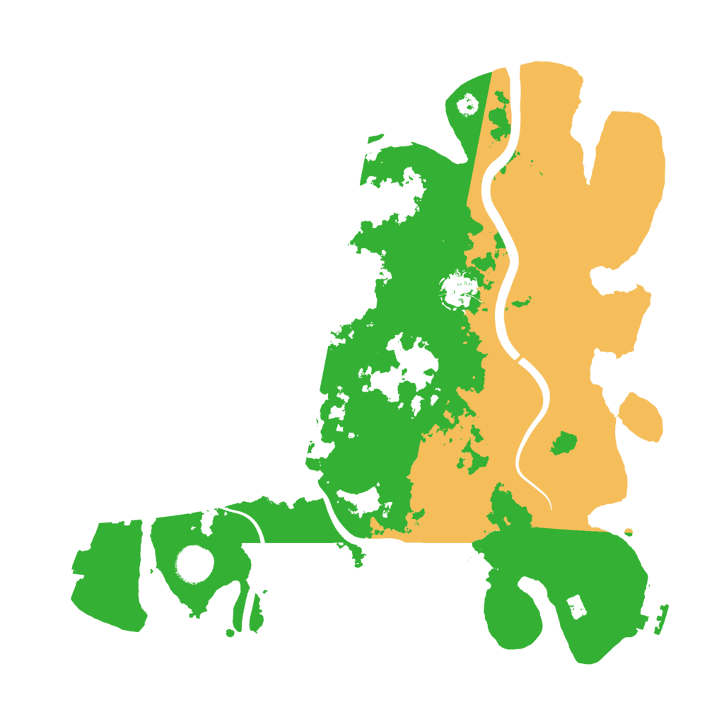 Biome Rust Map: Procedural Map, Size: 3500, Seed: 1455856372
