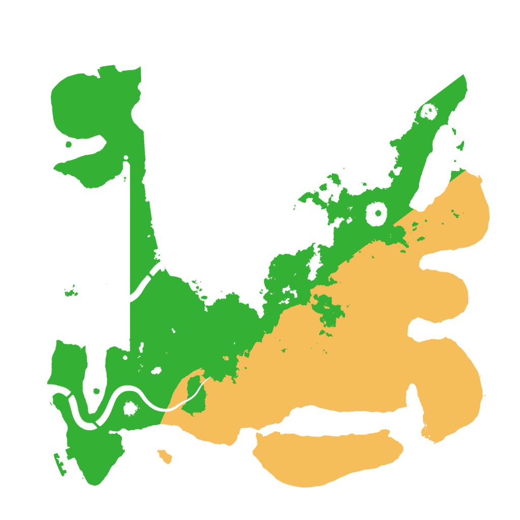 Biome Rust Map: Procedural Map, Size: 3360, Seed: 1639003695