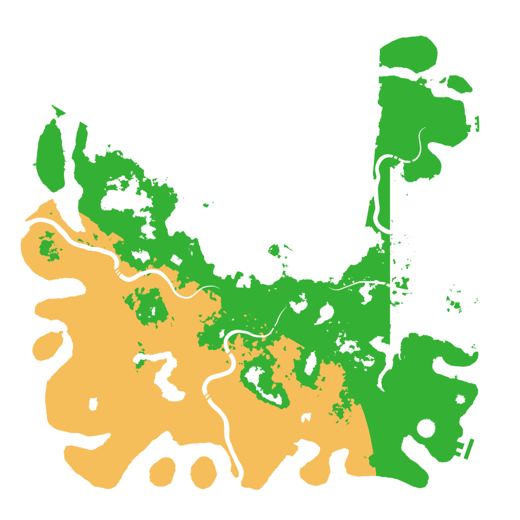 Biome Rust Map: Procedural Map, Size: 5000, Seed: 993697747