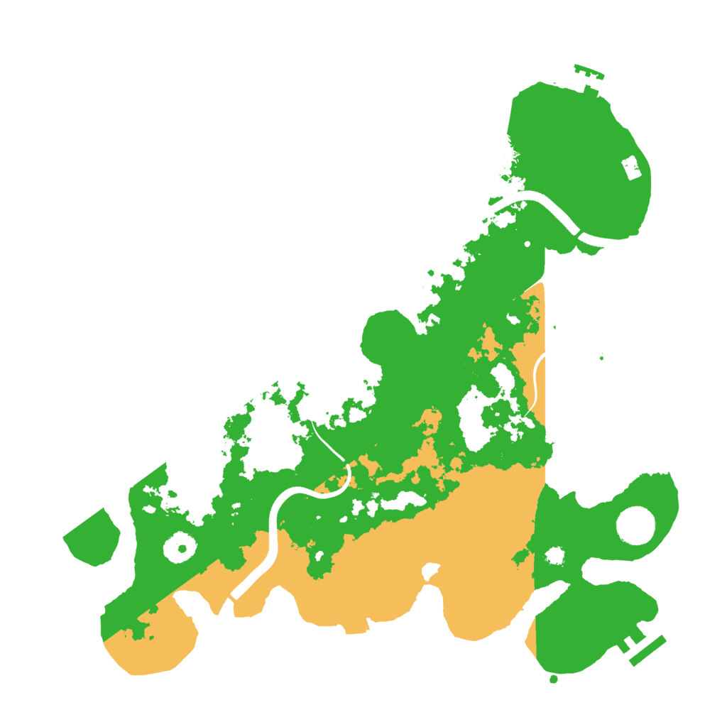 Biome Rust Map: Procedural Map, Size: 3500, Seed: 904543788