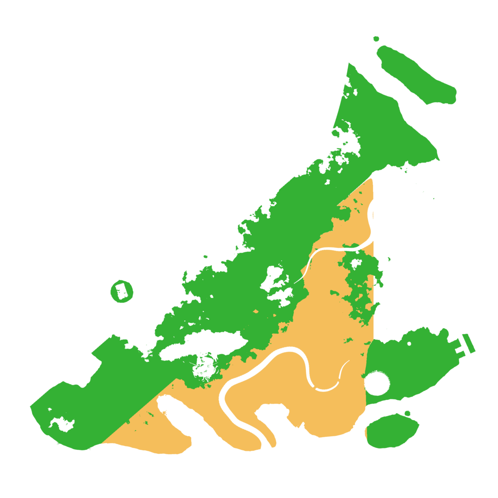 Biome Rust Map: Procedural Map, Size: 3600, Seed: 1549580775