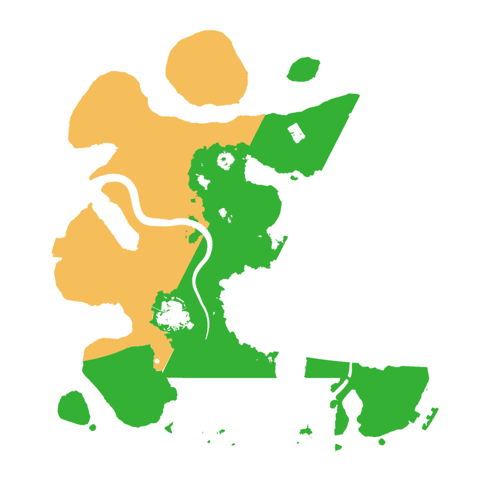 Biome Rust Map: Procedural Map, Size: 3000, Seed: 27383