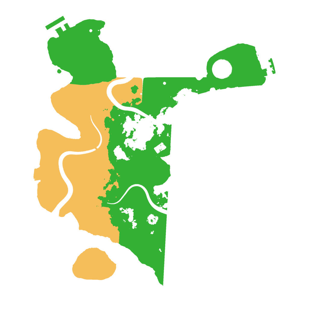 Biome Rust Map: Procedural Map, Size: 3000, Seed: 688331367