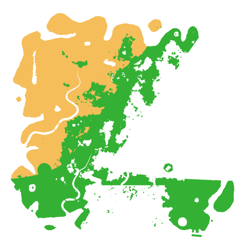 Biome Rust Map: Procedural Map, Size: 5000, Seed: 254785