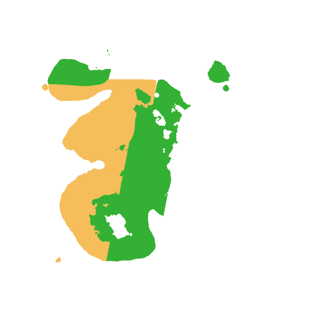 Biome Rust Map: Procedural Map, Size: 2000, Seed: 600028668