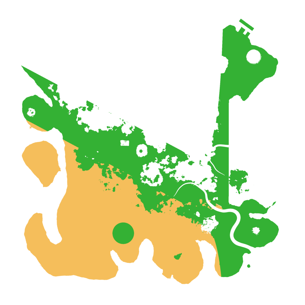 Biome Rust Map: Procedural Map, Size: 3750, Seed: 96587410