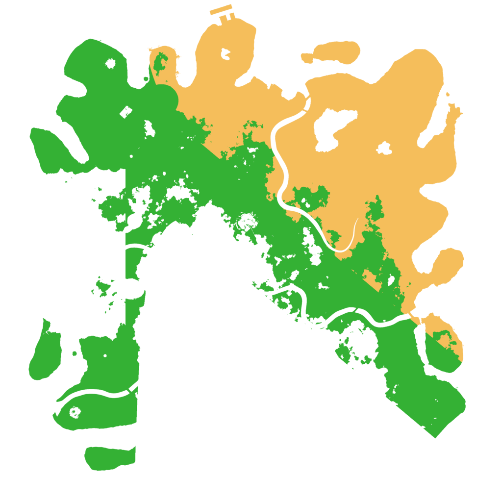 Biome Rust Map: Procedural Map, Size: 4500, Seed: 729909095