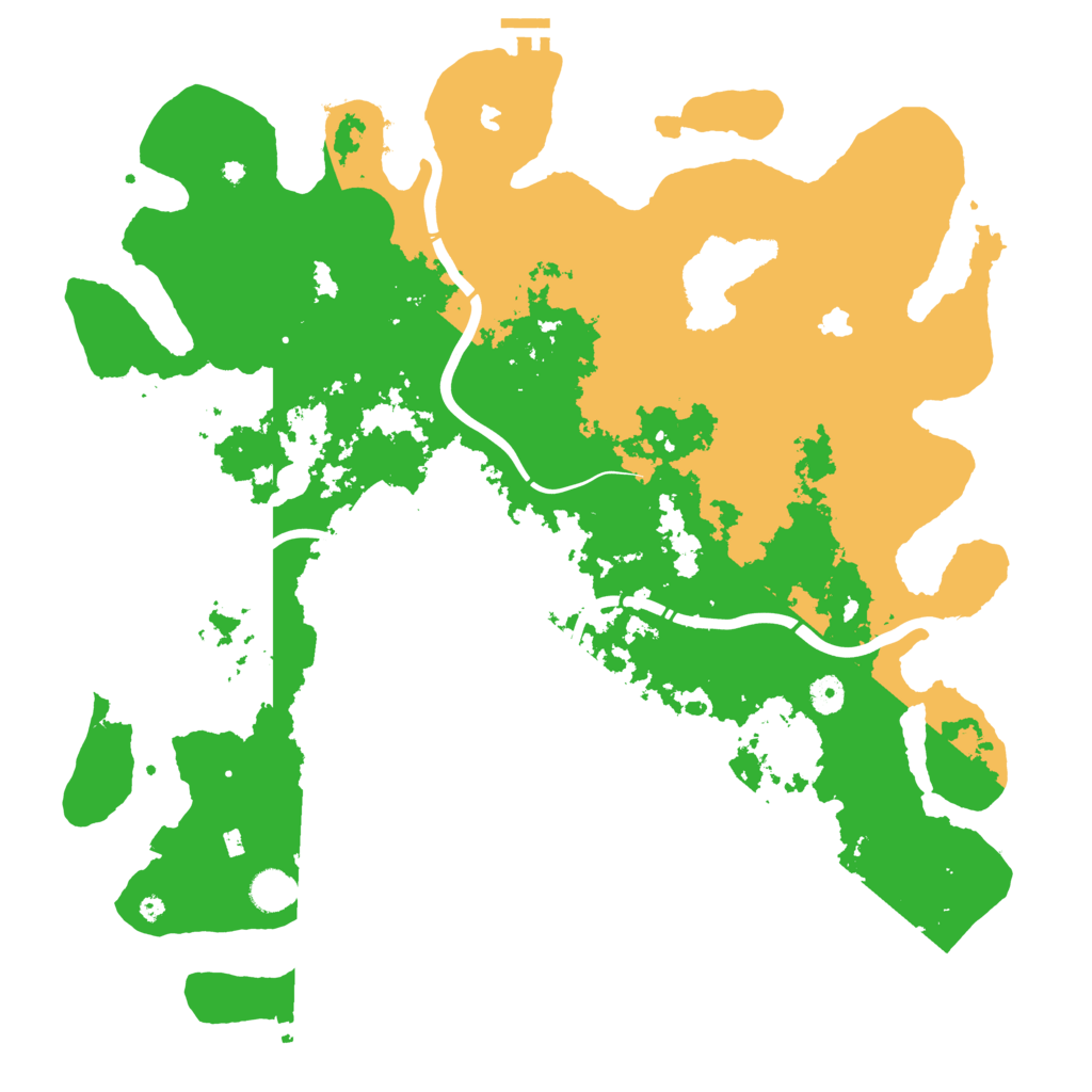 Biome Rust Map: Procedural Map, Size: 4500, Seed: 729909095