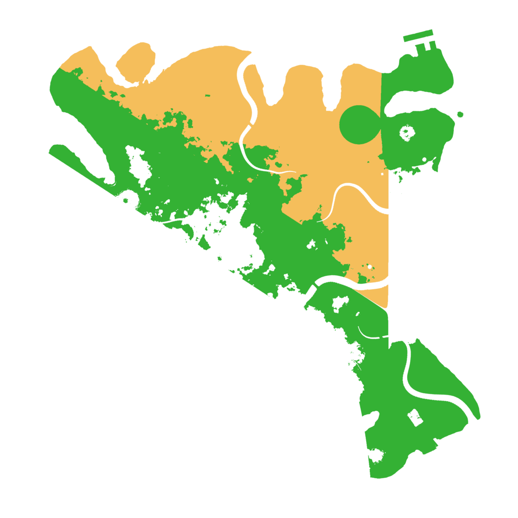 Biome Rust Map: Procedural Map, Size: 3500, Seed: 1338069948