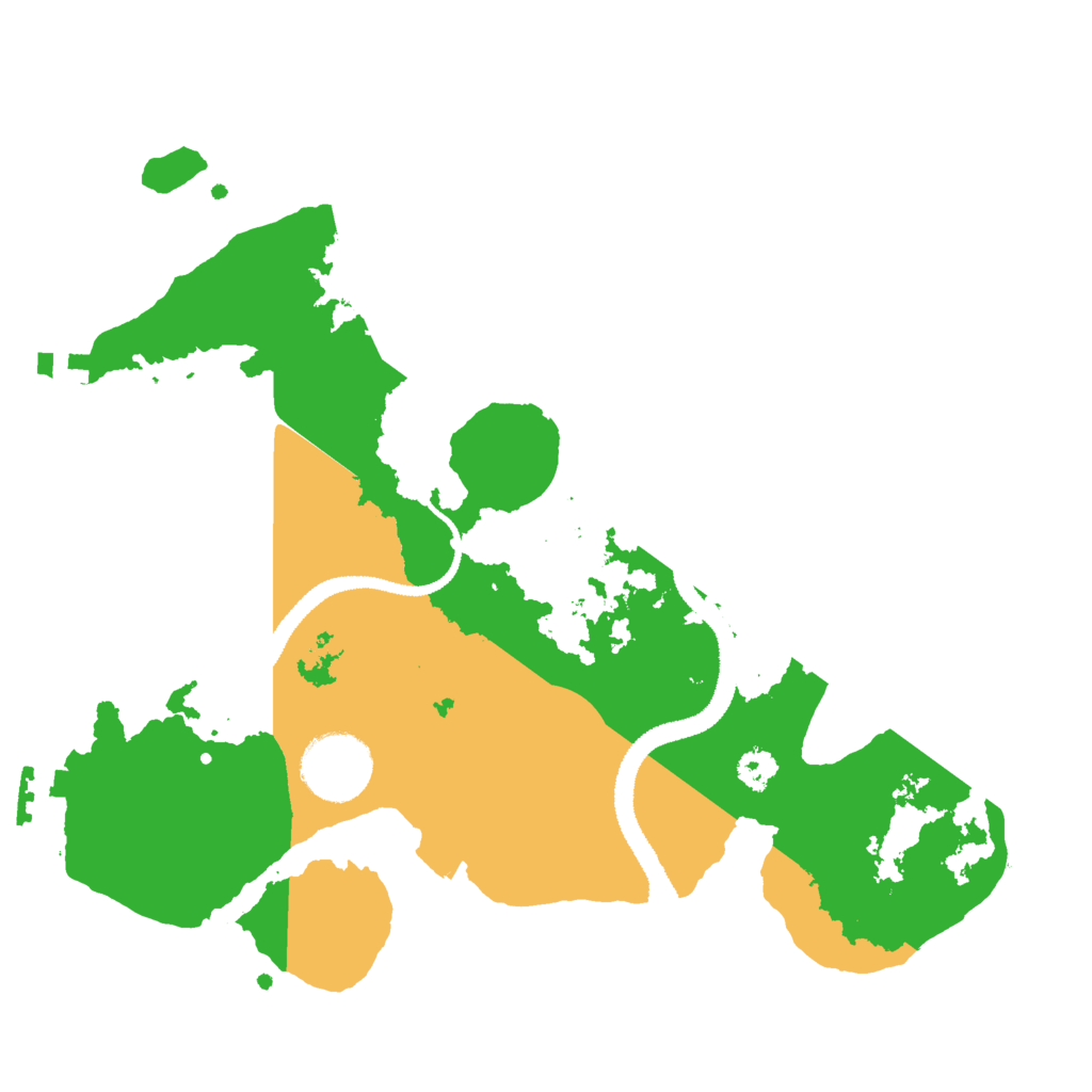 Biome Rust Map: Procedural Map, Size: 2800, Seed: 39360664