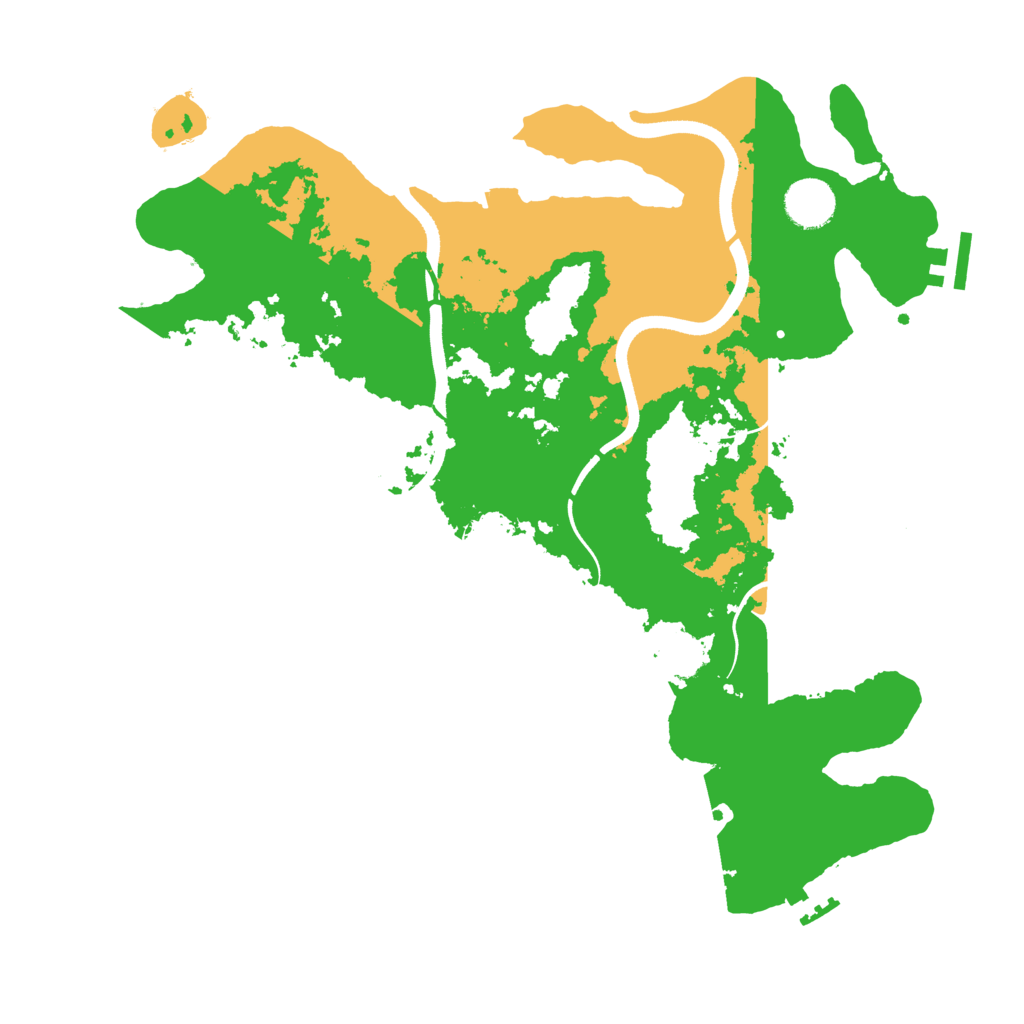 Biome Rust Map: Procedural Map, Size: 3600, Seed: 312943