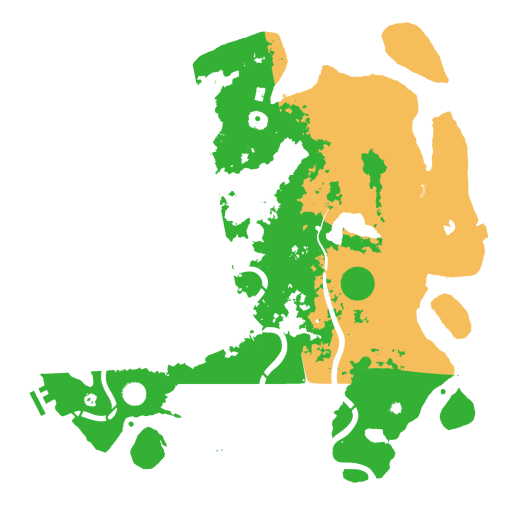 Biome Rust Map: Procedural Map, Size: 4000, Seed: 7748