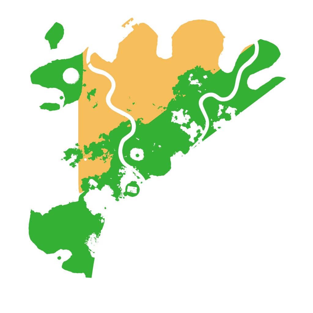 Biome Rust Map: Procedural Map, Size: 3500, Seed: 362255426