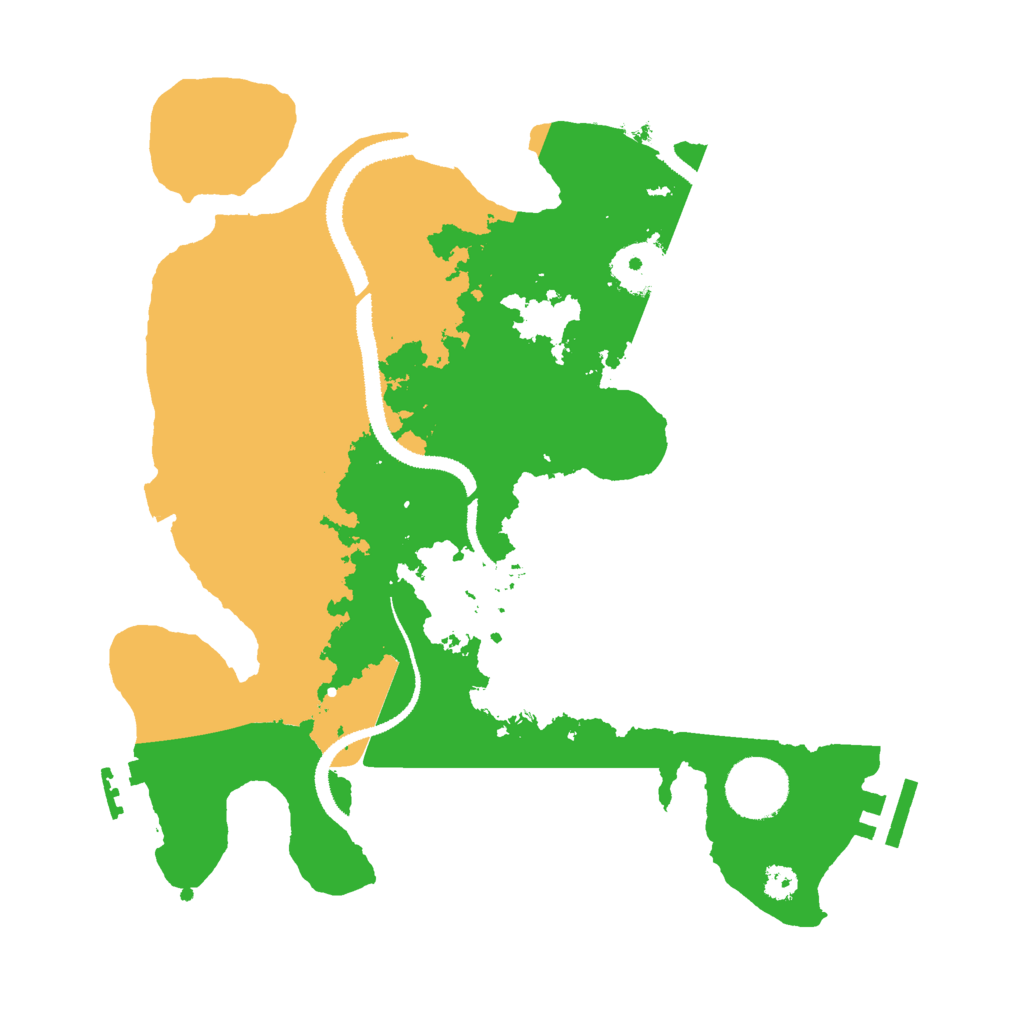 Biome Rust Map: Procedural Map, Size: 3000, Seed: 38237