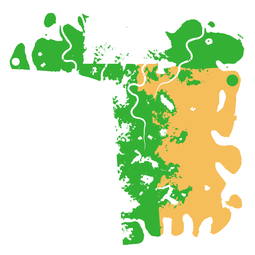 Biome Rust Map: Procedural Map, Size: 5750, Seed: 100