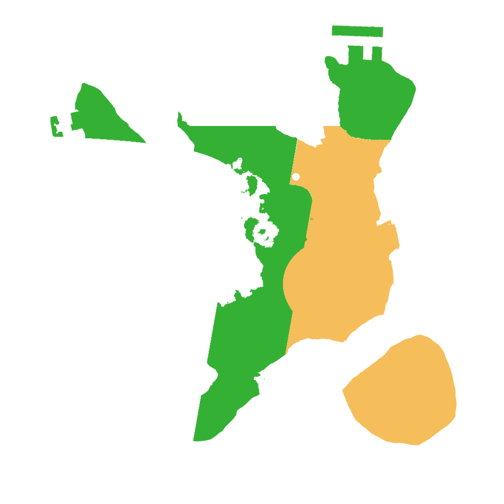 Biome Rust Map: Procedural Map, Size: 2000, Seed: 865041345