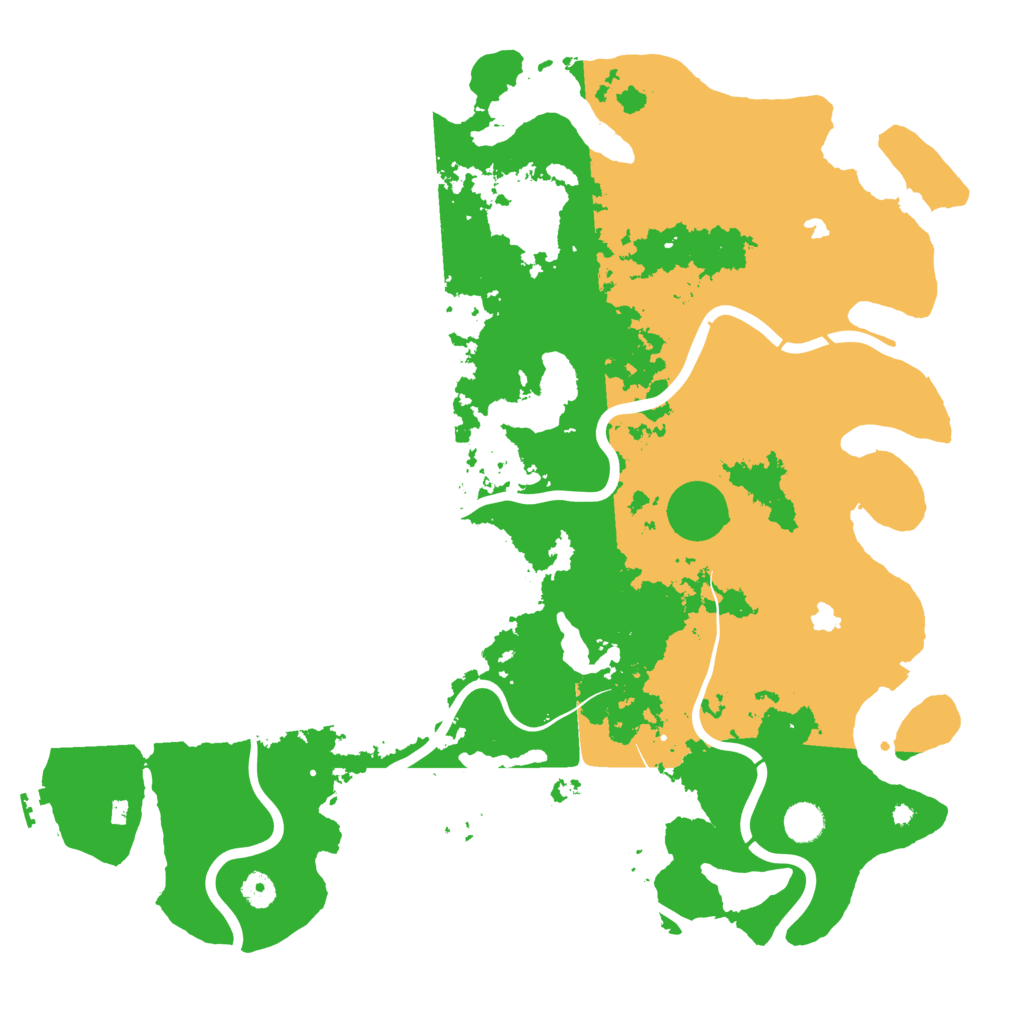 Biome Rust Map: Procedural Map, Size: 4500, Seed: 2120837909