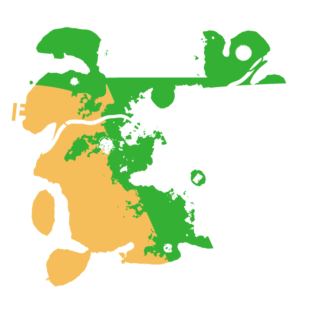 Biome Rust Map: Procedural Map, Size: 3500, Seed: 988916021