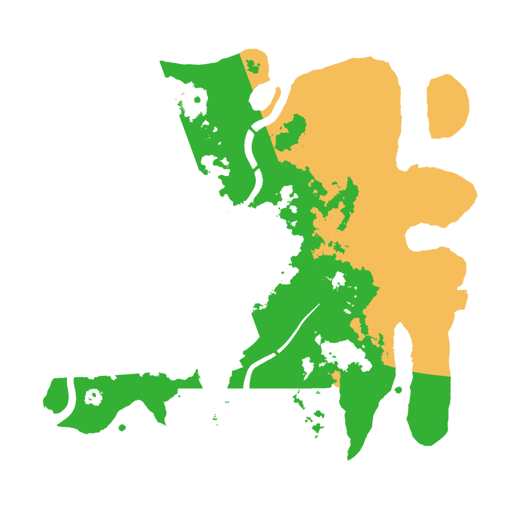 Biome Rust Map: Procedural Map, Size: 3000, Seed: 744281444