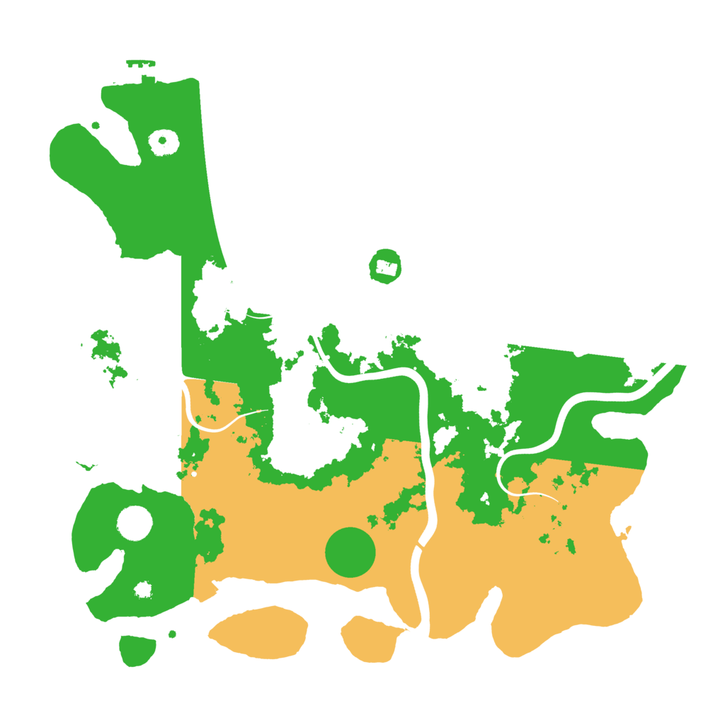 Biome Rust Map: Procedural Map, Size: 3800, Seed: 348738332