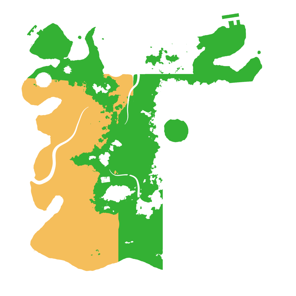 Biome Rust Map: Procedural Map, Size: 3500, Seed: 1049068184